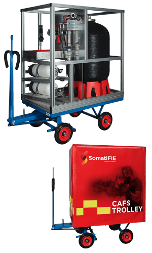 SomatiFIE CAFS-Compressed-Air-Foam-System trolley