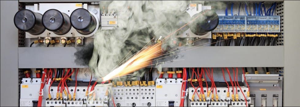 Een elektriciteitsbrand blussen